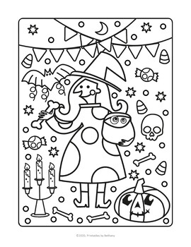Halloween activity pack puzzles games coloring pages and more for october