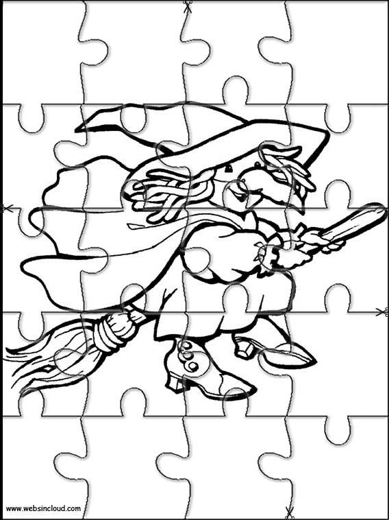 Printable jigsaw puzzles to cut out for kids halloween coloring pages halloween coloring halloween preschool halloween puzzles
