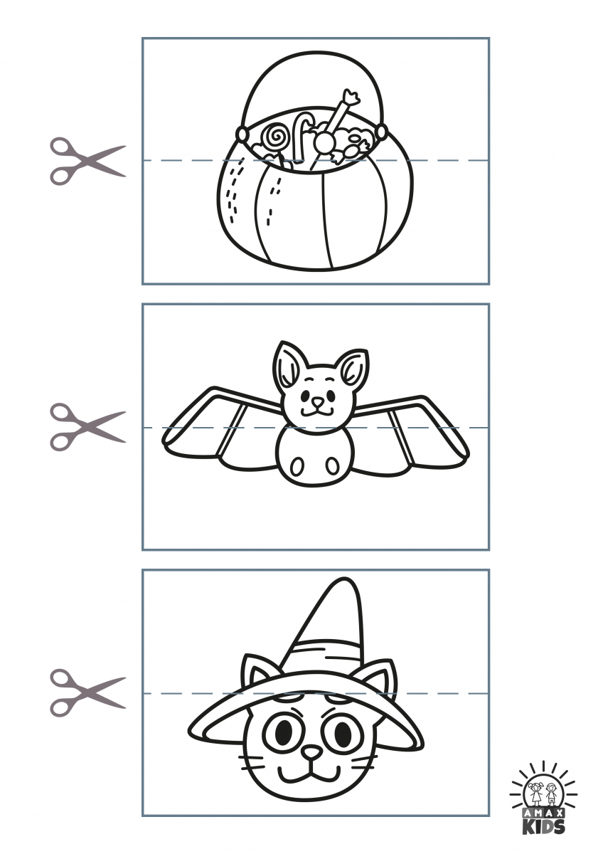 Printable halloween puzzles for kids amax kids