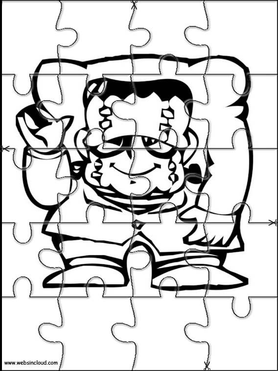 Halloween printable jigsaw games preschool puzzles halloween printables halloween activities