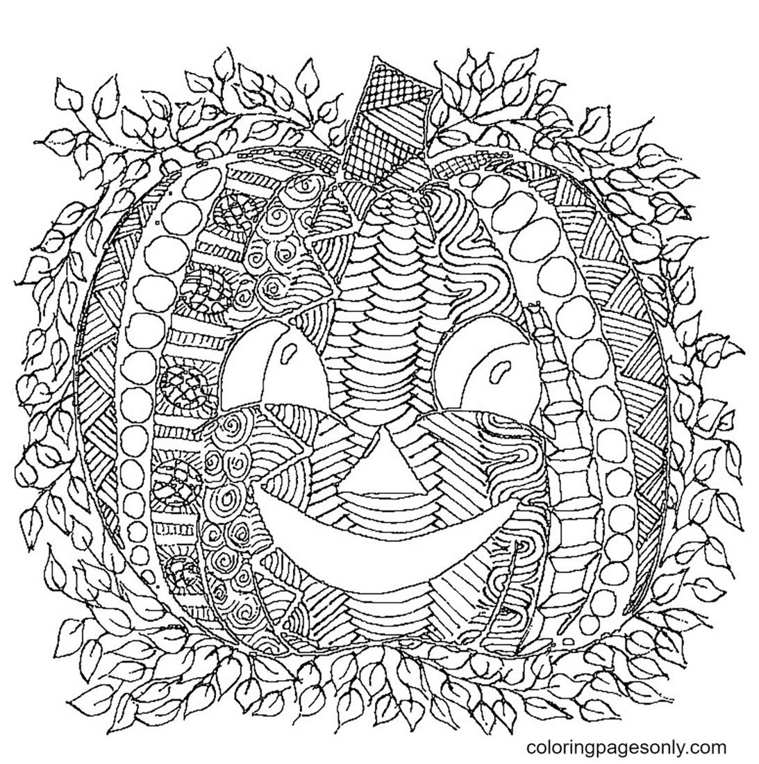 Halloween mandala coloring pages printable for free download