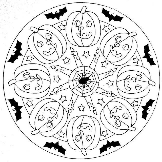 Mandala coloring page