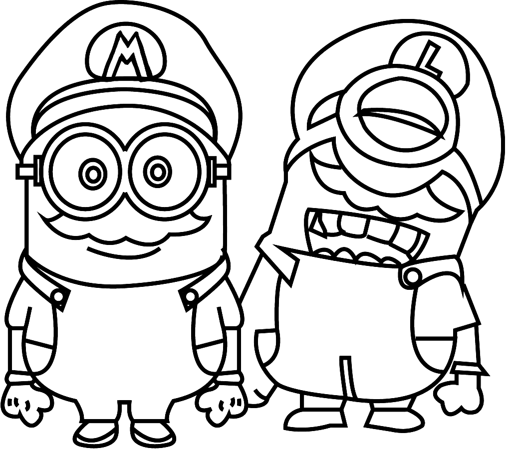 Minion coloring pages printable for free download