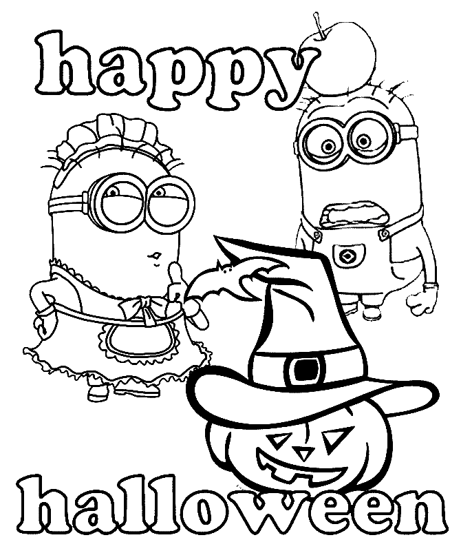 Minion coloring pages printable for free download