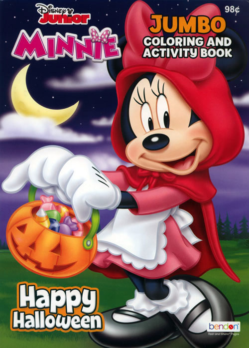 Minnie mouse happy halloween coloring books at retro reprints