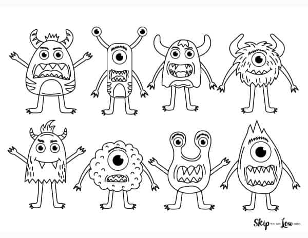 Cute halloween coloring pages to print and color skip to my lou