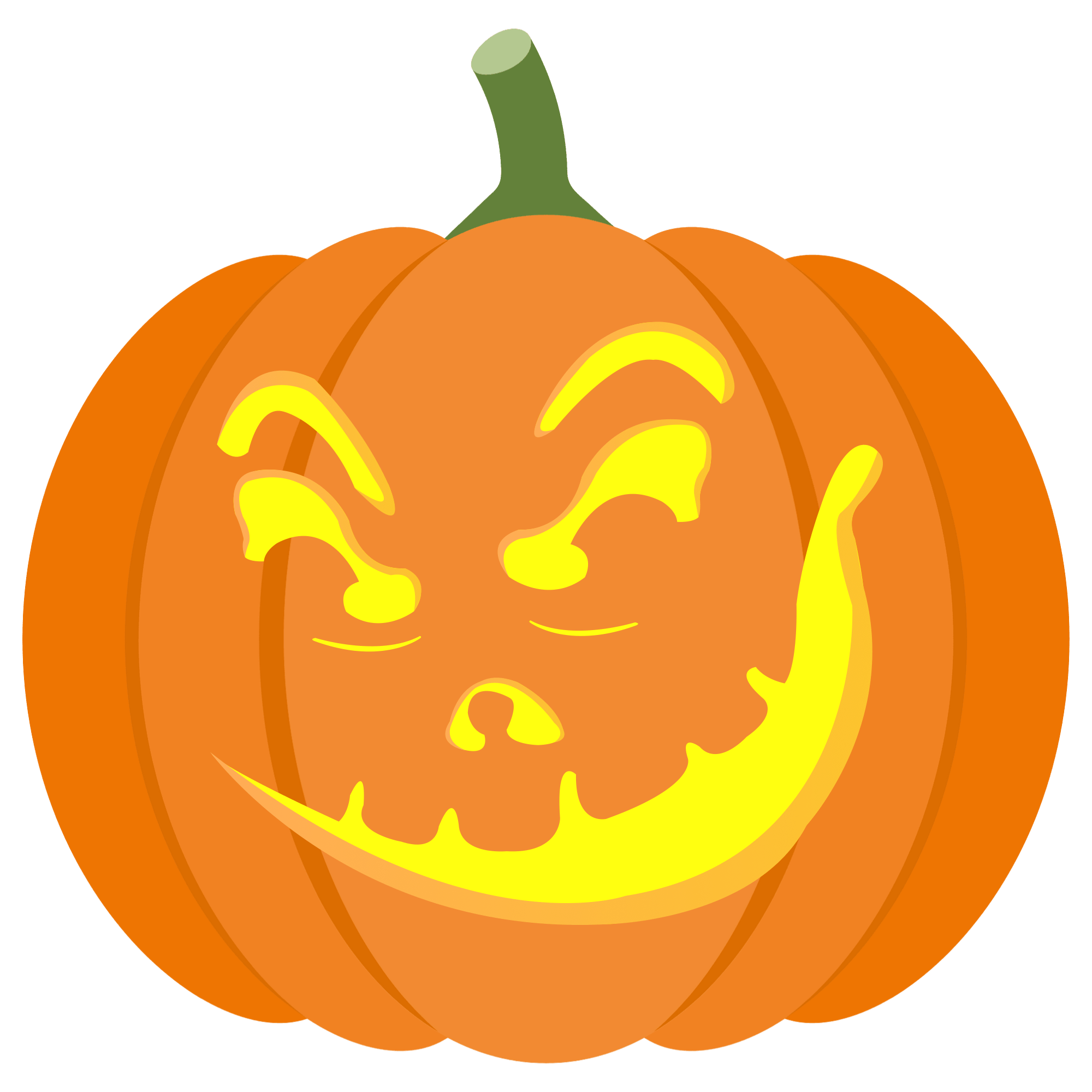 Halloween face pumpkin stencil free printable papercraft templates