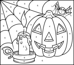 Halloween candle