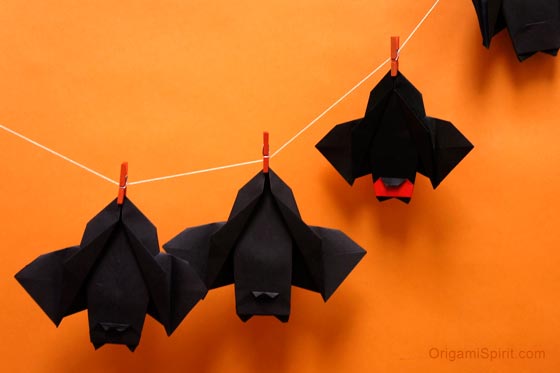 Make this delightful paper bat for halloween â leyla torres â origami spirit