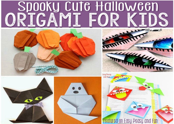 Halloween origami for kids