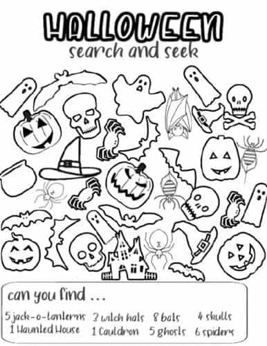Spooktacular halloween worksheets activities and coloring pages for kids