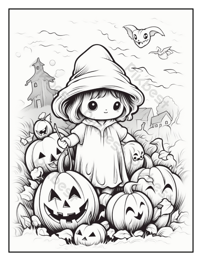 Halloween coloring page png images png free download