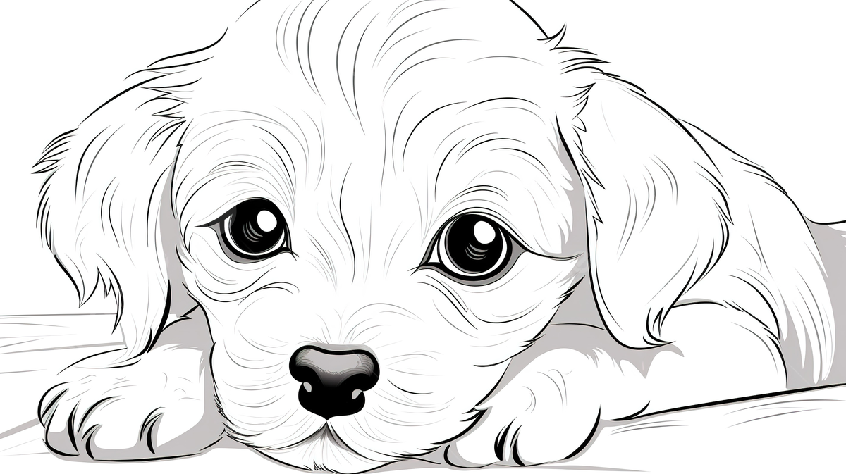 Cute puppy coloring pages background puppy coloring picturesa puppy to color puppy pictures to color puppies pictures background image and wallpaper for free download
