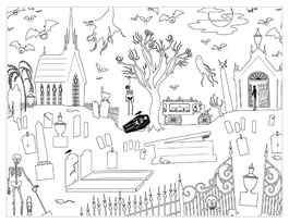 Halloween coloring pages inspiration