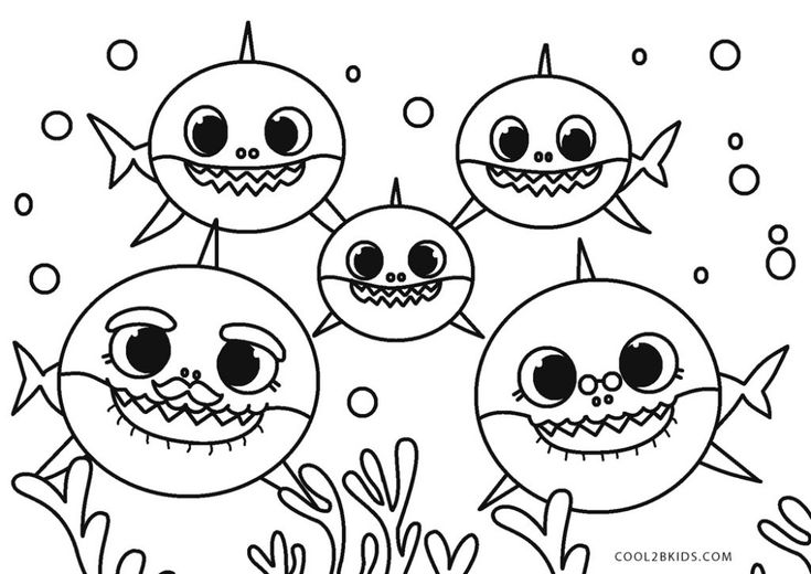 Free printable baby shark coloring pages for kids shark coloring pages free kids coloring pages coloring pages