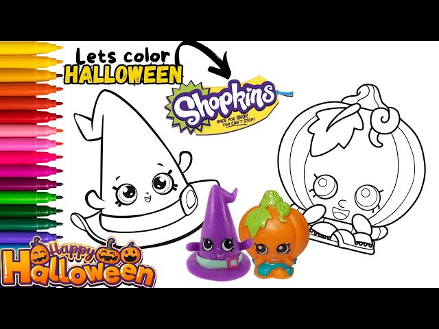 How to color cute shopkins