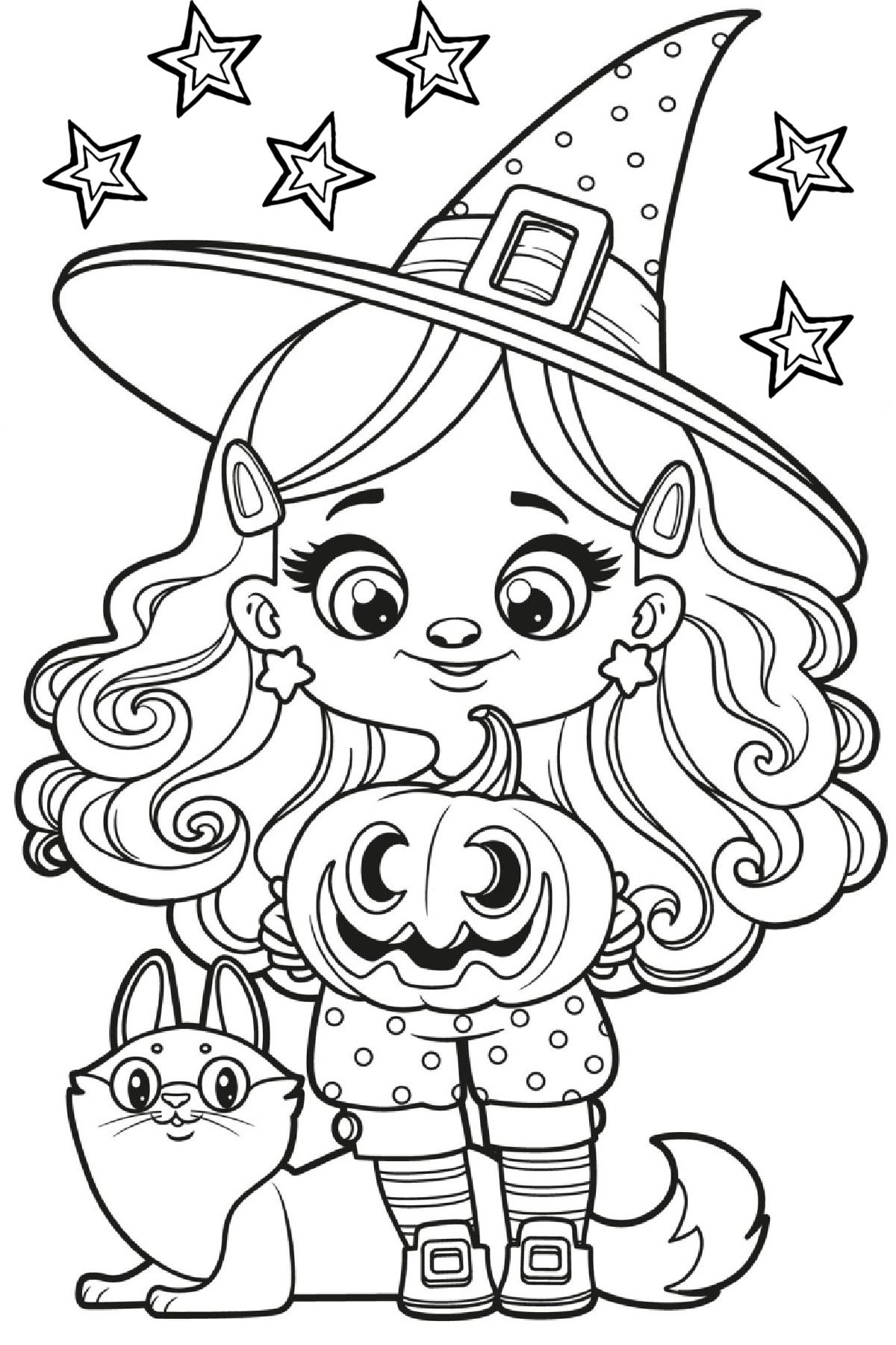 Get jack o lantern coloring pages
