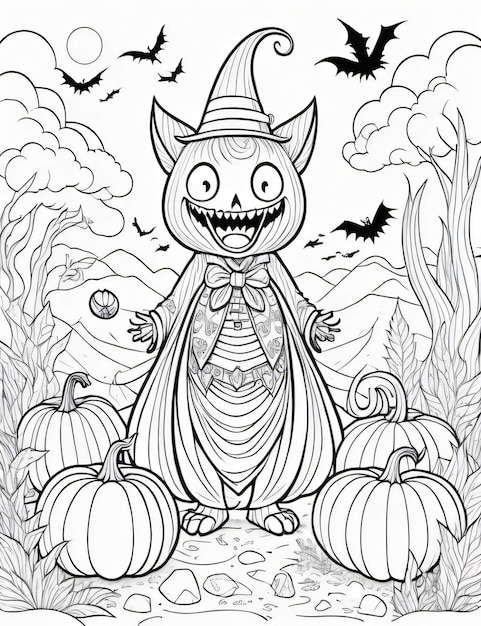Page halloween coloring pages images
