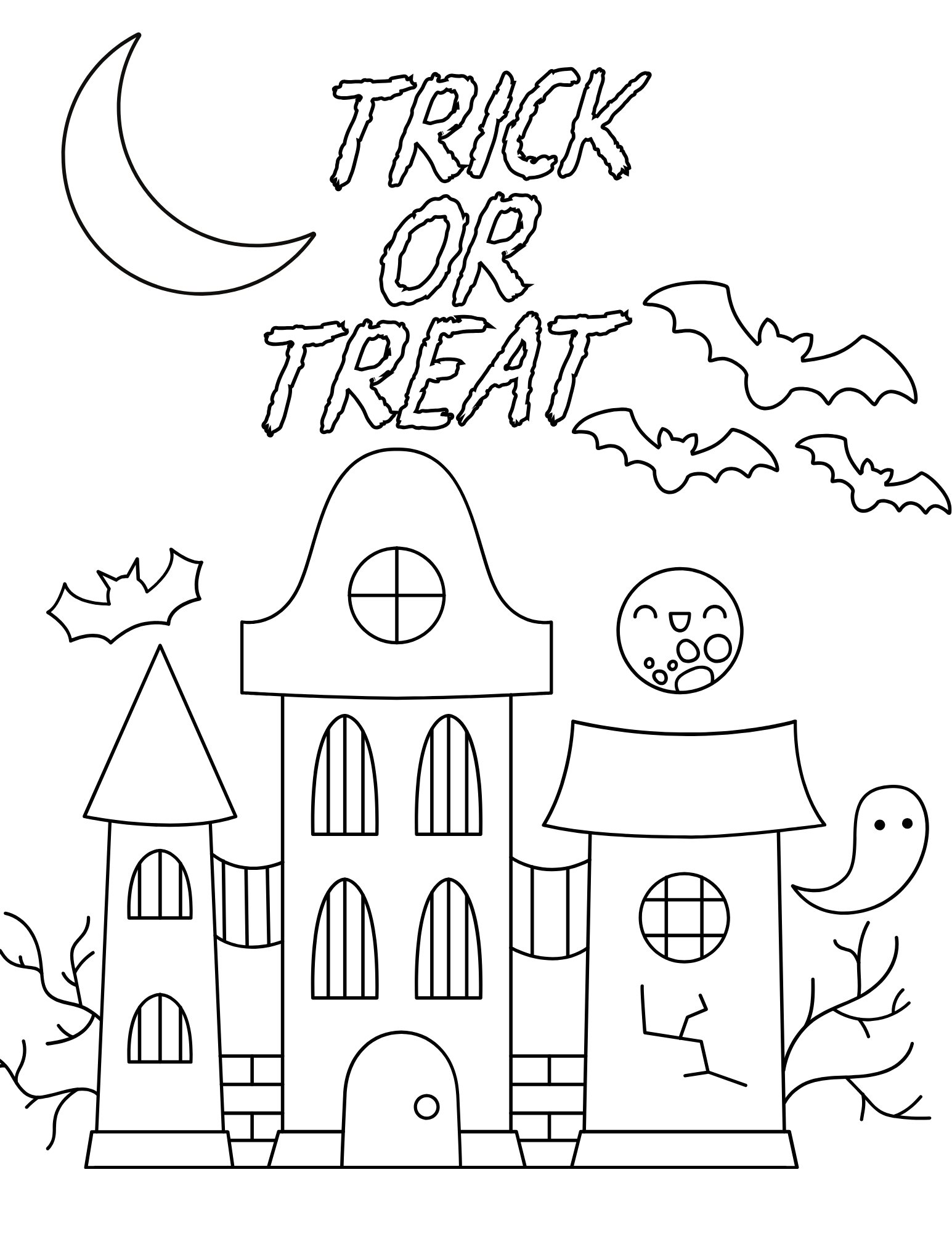 Bat themed free halloween coloring pages printable â