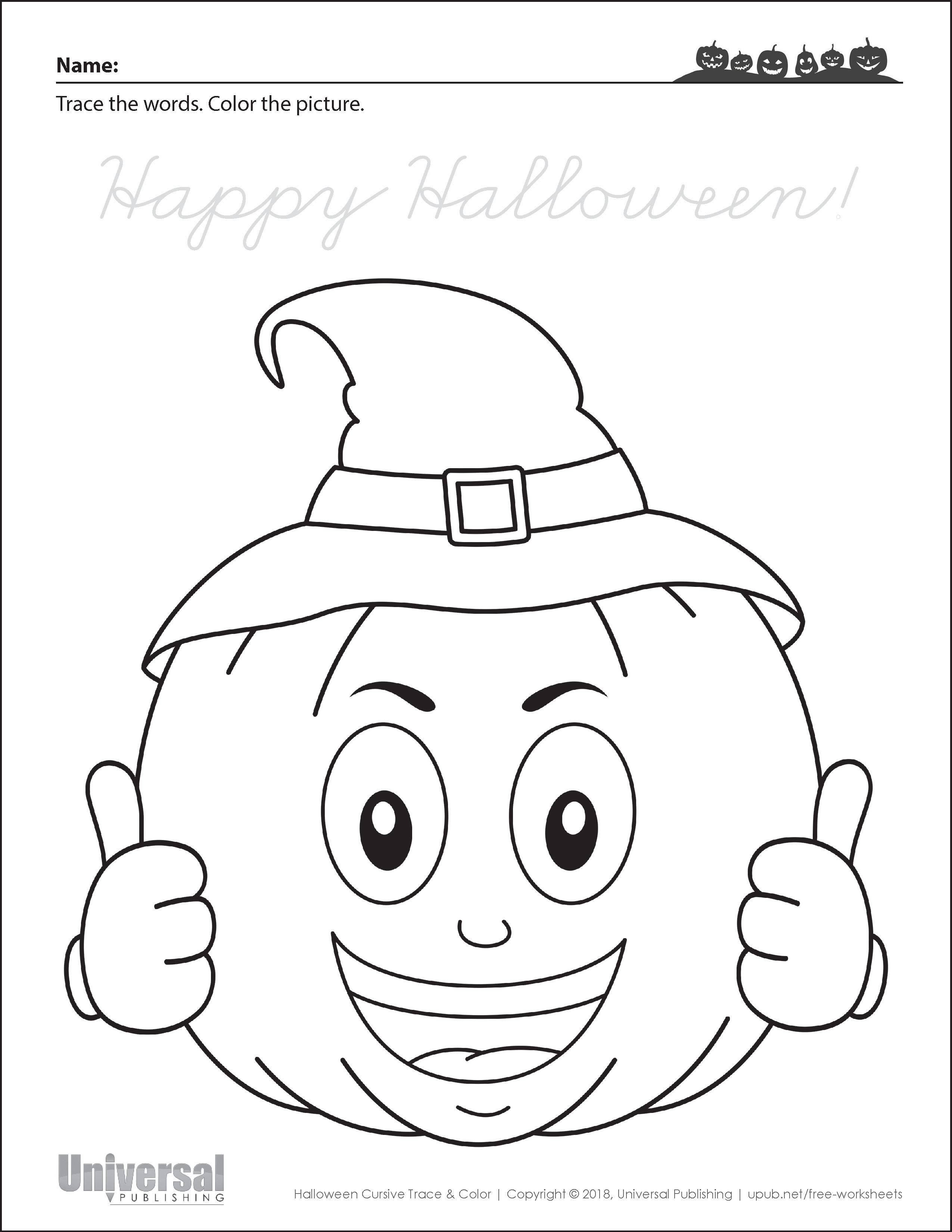 Halloween activities free printables