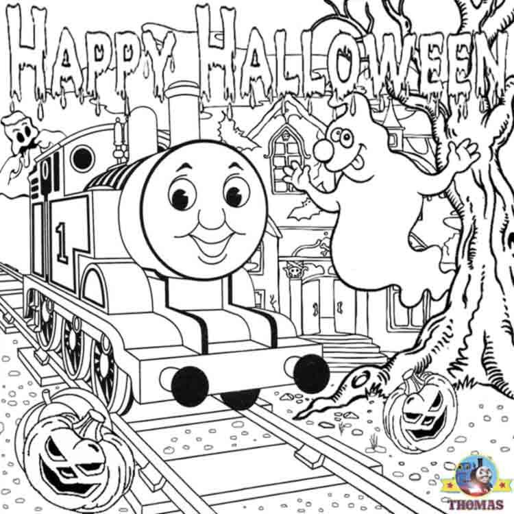 Thomas halloween coloring sheets train coloring pages halloween coloring halloween coloring pages