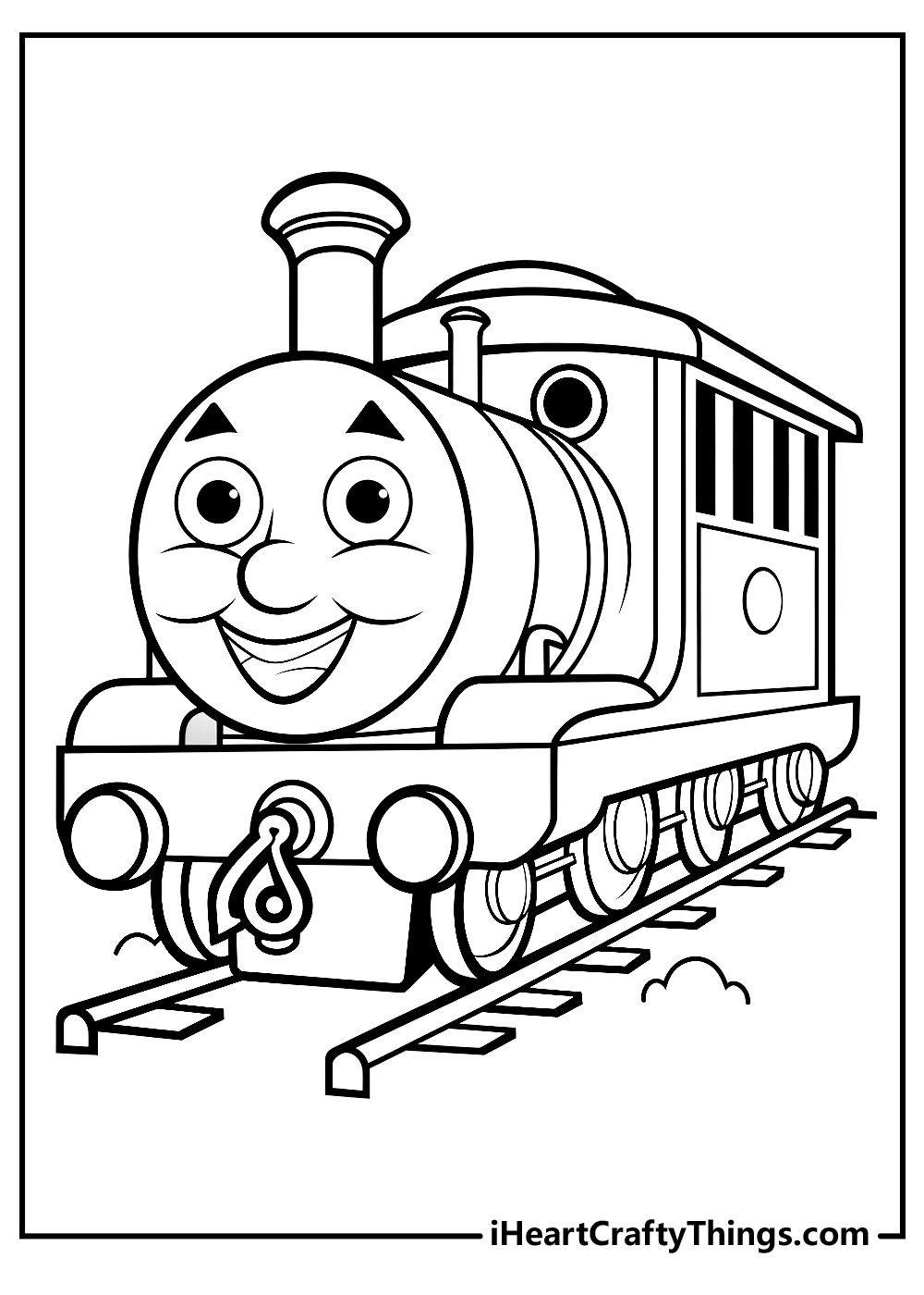 Thomas the train coloring pages free printables
