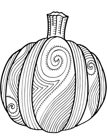 Pumpkin zentangle coloring page pumpkin coloring pages halloween coloring pages halloween coloring