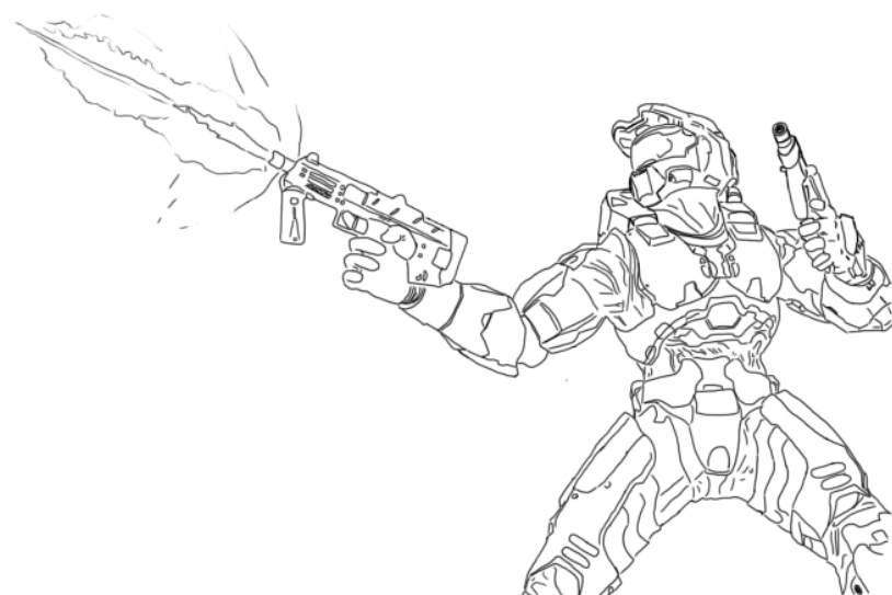 Free printable halo wars coloring pages