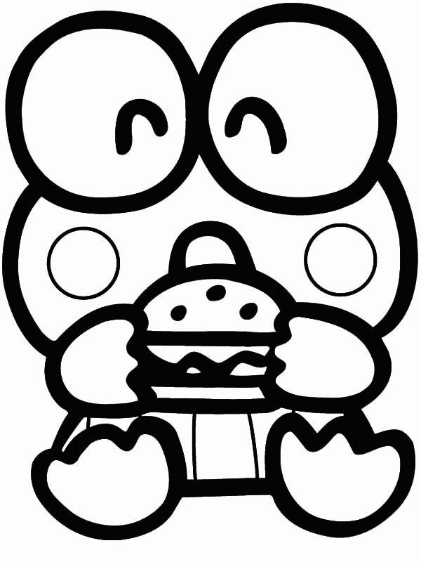 Hamburger coloring pages