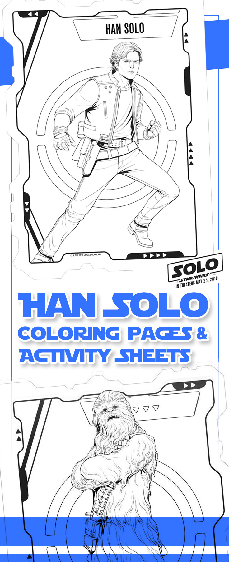 Solo a star wars story coloring pages and activity sheets