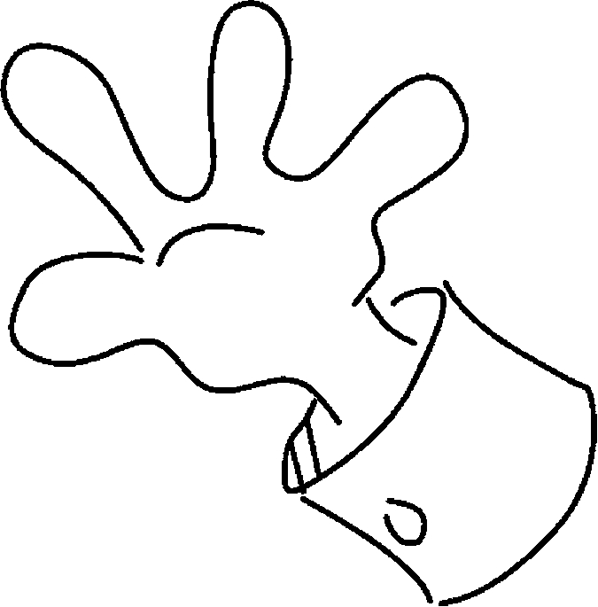 Best hands and feet coloring pages for kids