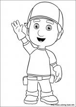 Handy manny coloring pages on coloring