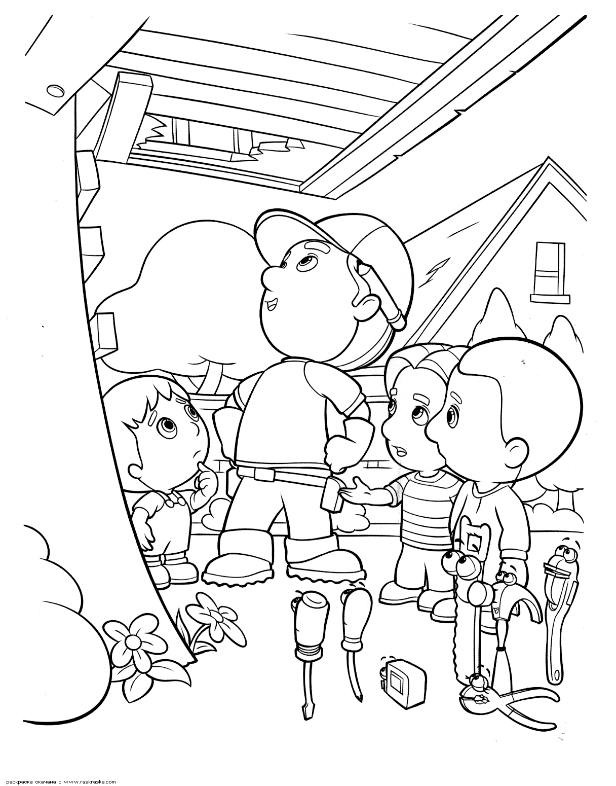 Coloring of many and its tools to download for free