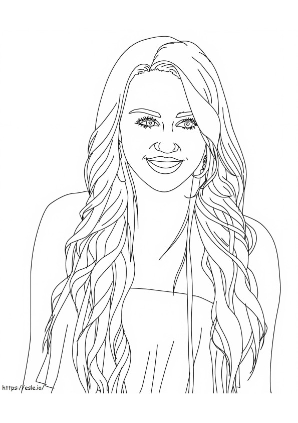 Hannah montana coloring coloring pages