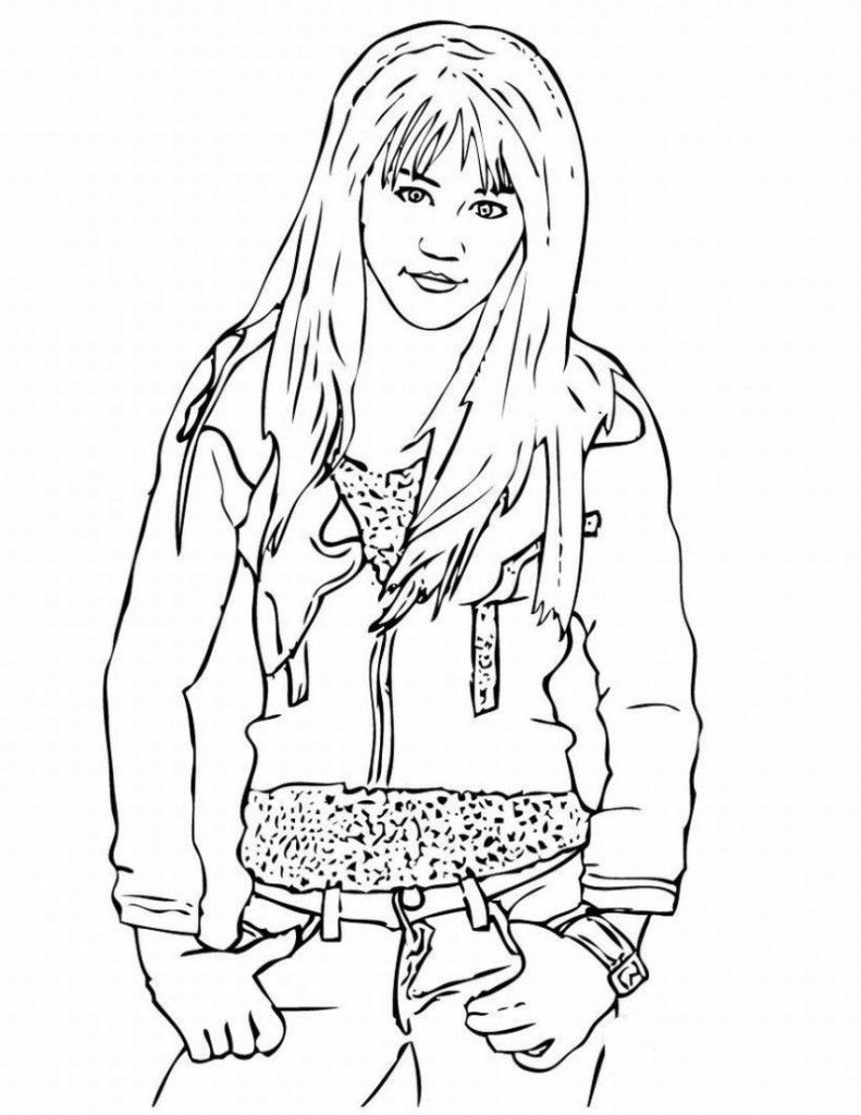 Free printable hannah montana coloring pages for kids hannah montana coloring pages for kids hannah montana the movie
