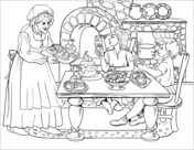 Hansel and gretel coloring book free coloring pages