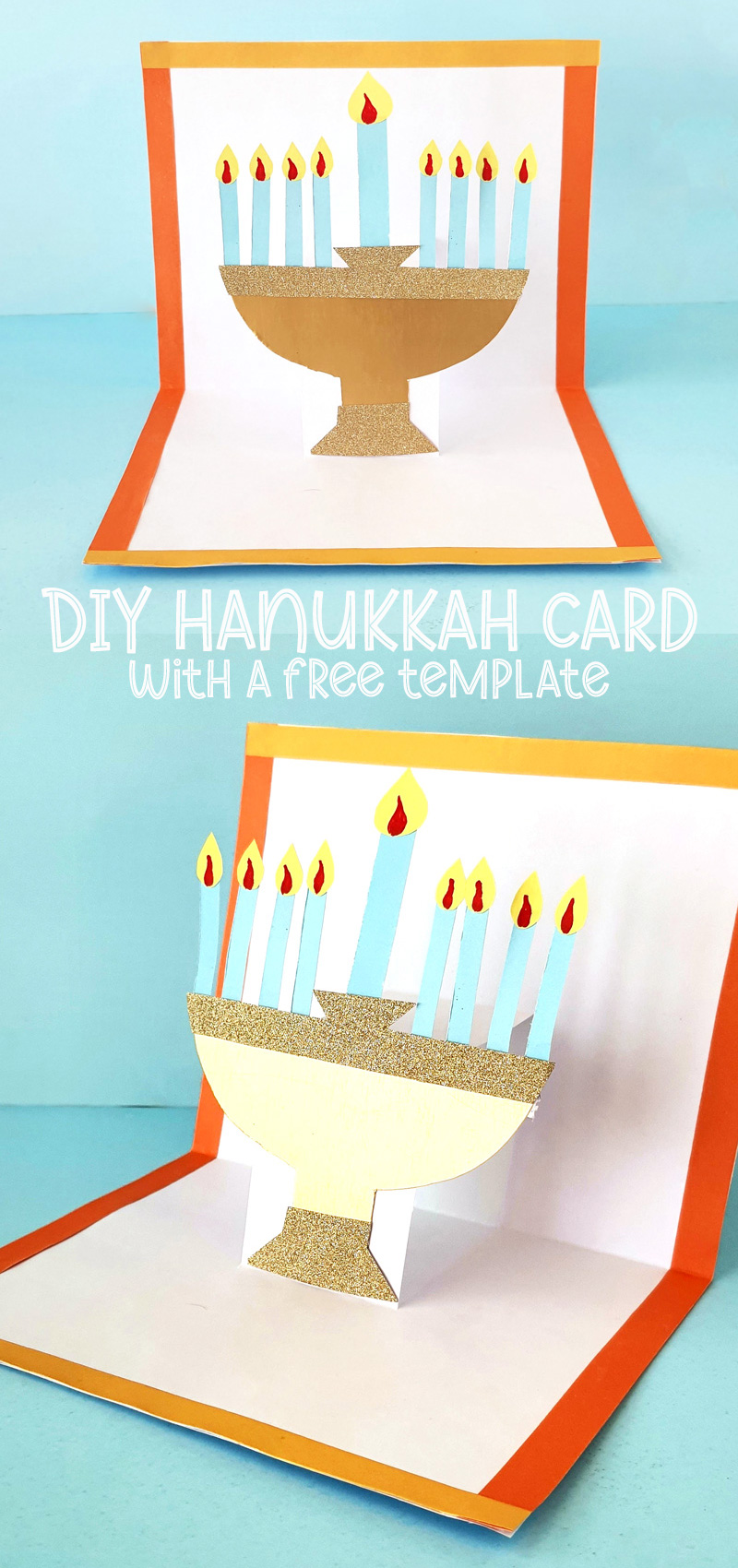 Hanukkah card template