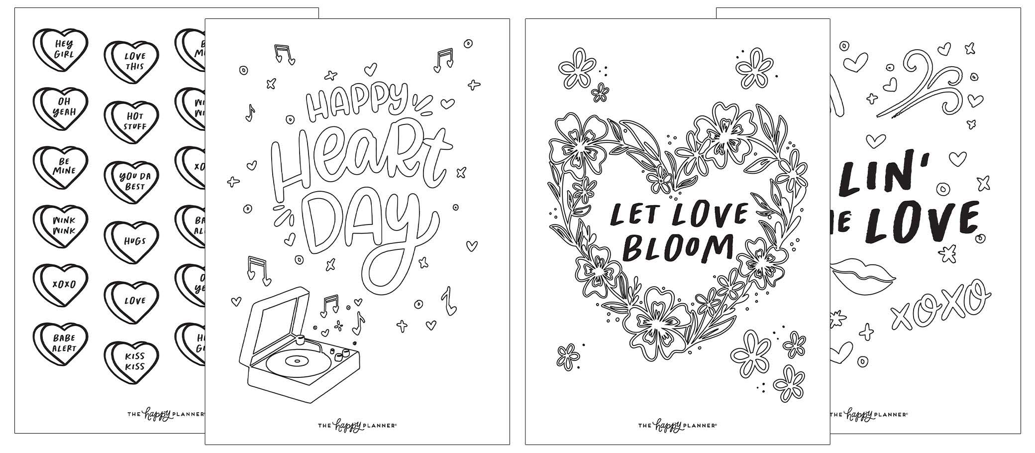 Want more happy coloring pages â the happy planner
