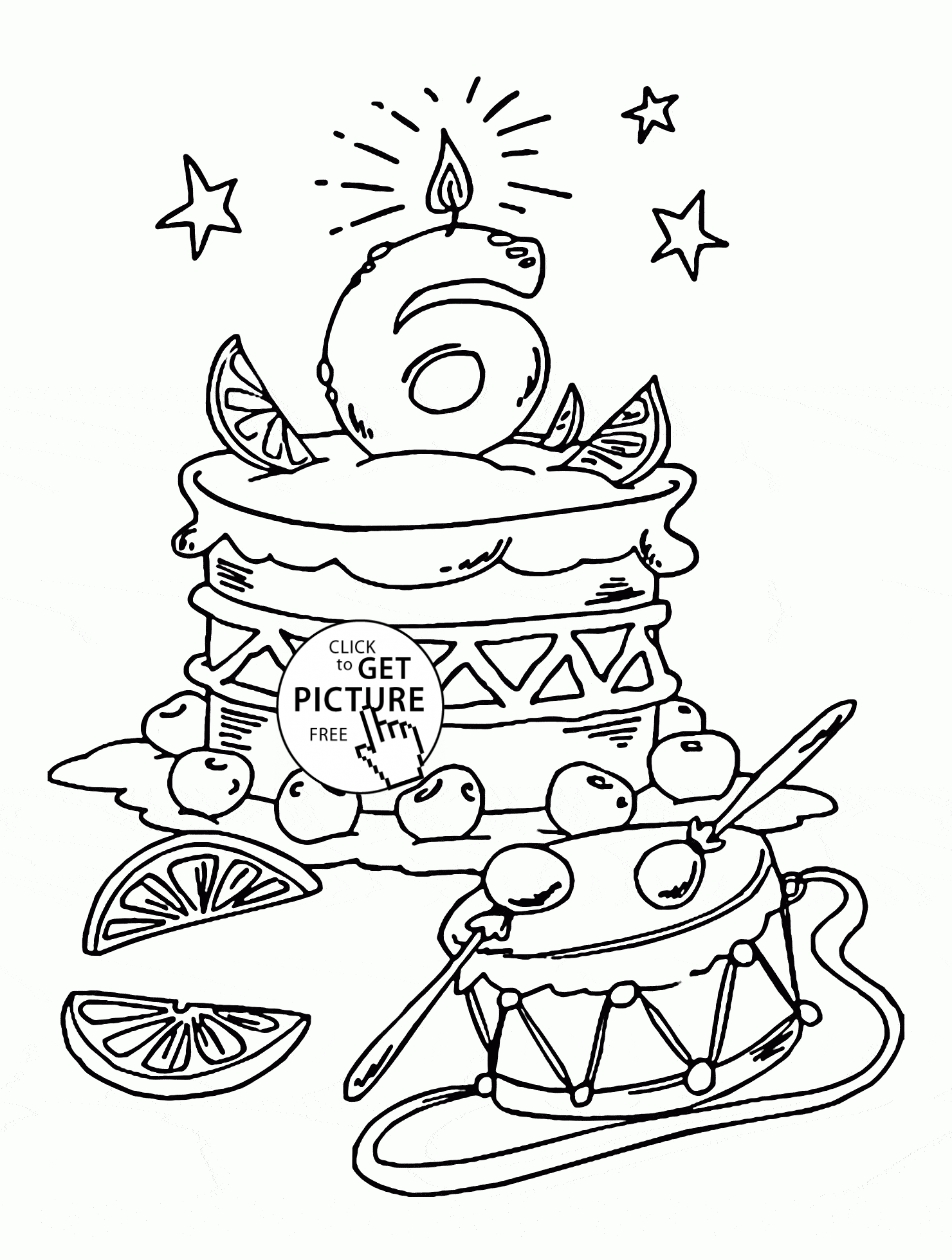 Happy th birthday coloring page for kids holiday coloring pages printables free