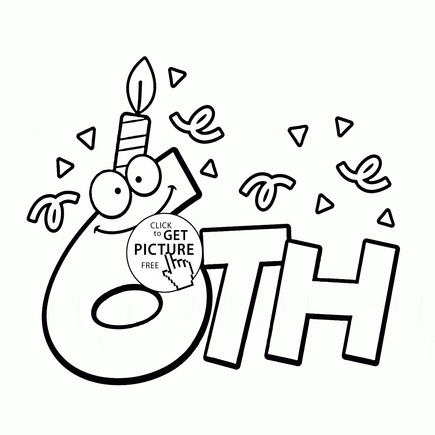 Th birthday card coloring page for kids holiday coloring pages printables free â birthday coloring pages happy birthday coloring pages coloring pages for kids