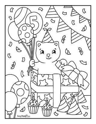 Happy birthday coloring pages â printable coloring pages