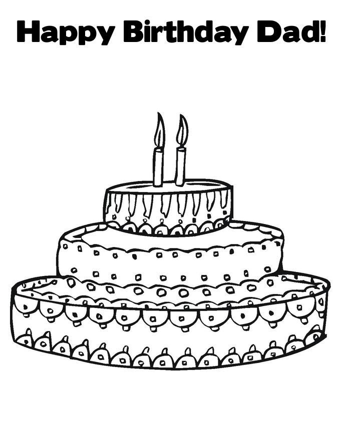 Happy birthday daddy coloring pages happy birthday coloring pages birthday coloring pages happy birthday dad