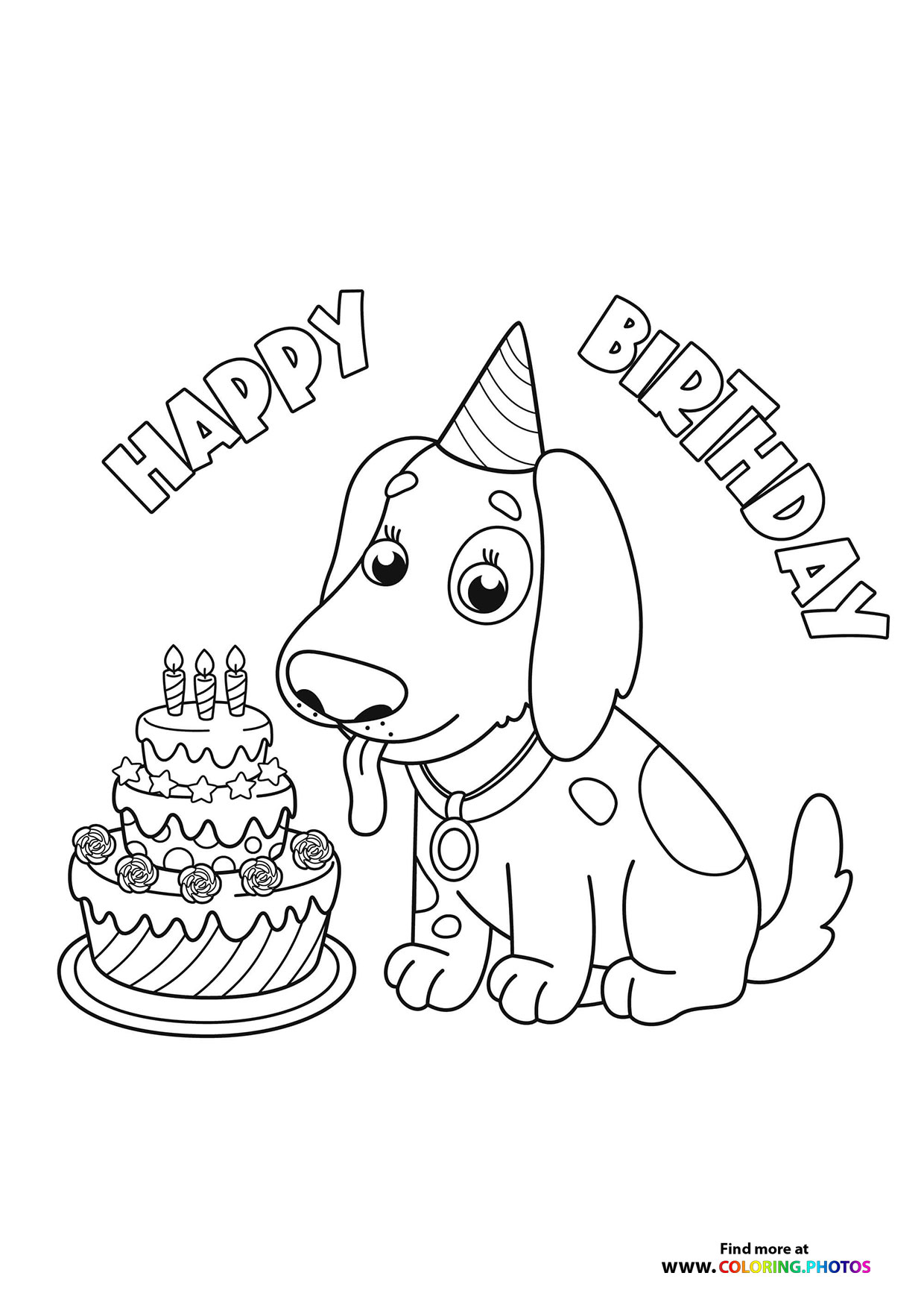 Birthday dog