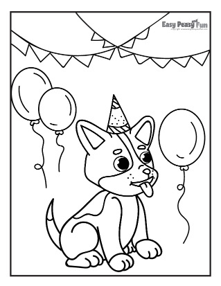 Dog coloring pages