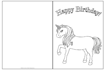 Birthday cards activity