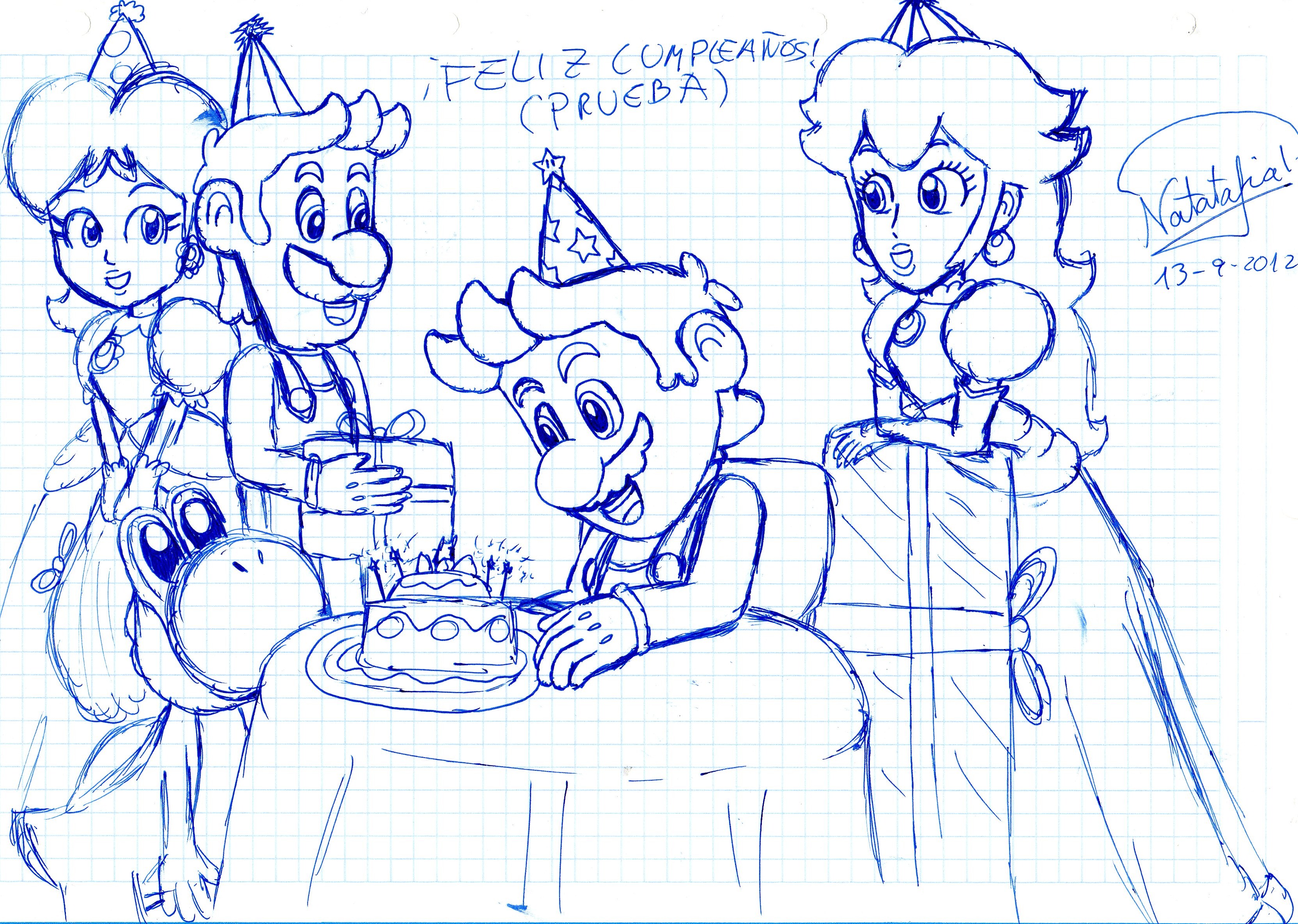 Happy birthday mario by dino