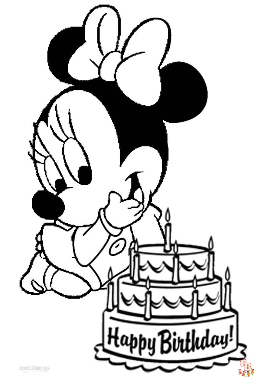 Free mickey mouse coloring pages for kids
