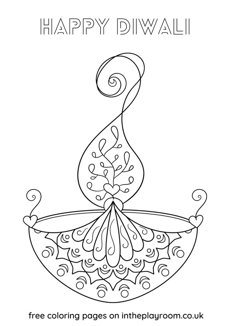 Free printable diwali louring pages for kids adults loring pages for kids diwali activities diwali