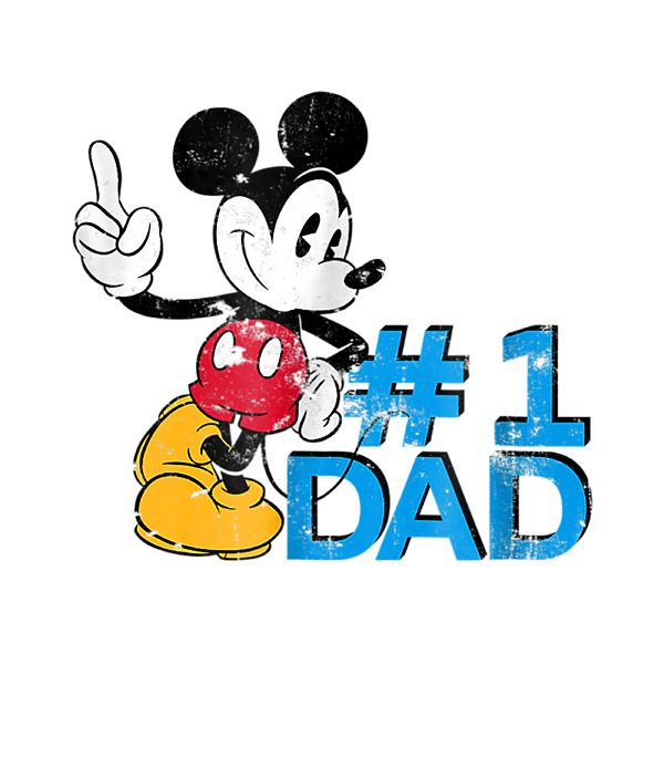 Disney mickey mouse fathers day dad kids t