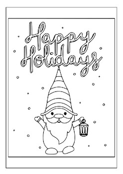 Create happy memories with our happy holidays coloring pages collection